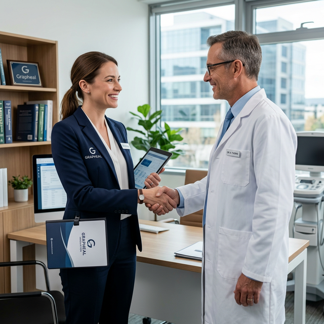 Grapheal Medical Representative with Doctor